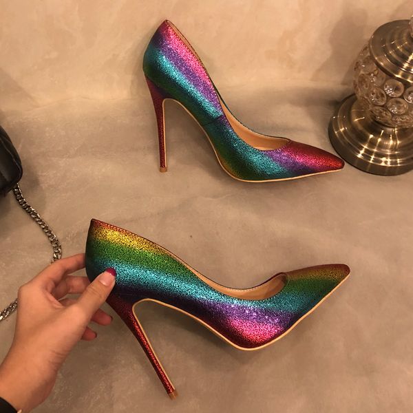 casual designer lady fashion rainbow leather point toe high heels pumps stiletto heeled 12cm 10cm 8cm brand new, Black
casual designer lady fashion rainbow leather point toe high heels pumps stiletto heeled 12cm 10cm 8cm brand new, Black