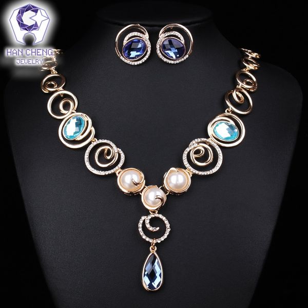 hancheng new fashion water drop pearl rhinestone created crystal statement pendant necklace women jewelry golden collier, Silver
hancheng new fashion water drop pearl rhinestone created crystal statement pendant necklace women jewelry golden collier, Silver
