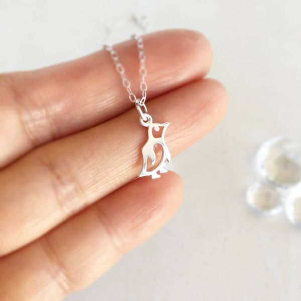 lucky arctic winter tiny baby penguin necklace geometric small origami bird necklaces ocean sea aquatic life animal lover gifts, Silver
lucky arctic winter tiny baby penguin necklace geometric small origami bird necklaces ocean sea aquatic life animal lover gifts, Silver