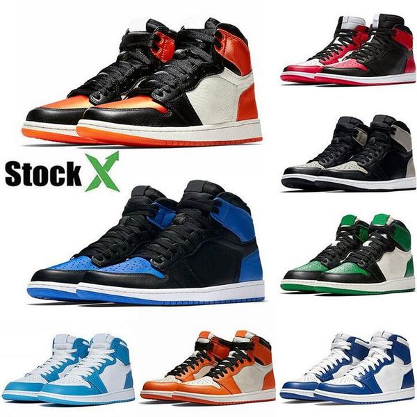 с stockx 1 высокий 1s jumpman баскетбол обувь unc патентный невероятный халк родословная nc чи кожа тапок женщин тренеров
с stockx 1 высокий 1s jumpman баскетбол обувь unc патентный невероятный халк родословная nc чи кожа тапок женщин тренеров