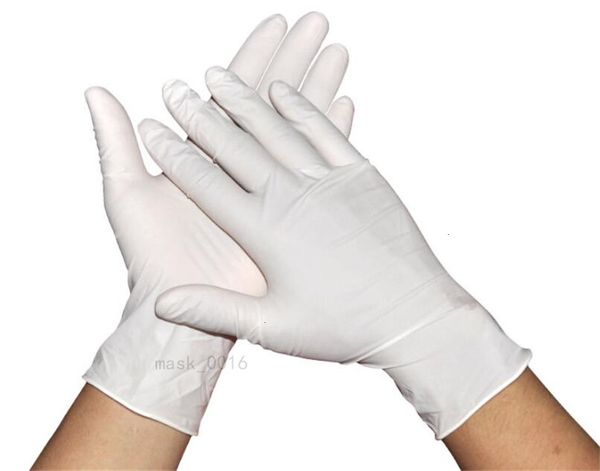 pieces batch disposable gloves latex gloves home garden cleaning home cleaning rubber glove 100pcs for work pvc qa