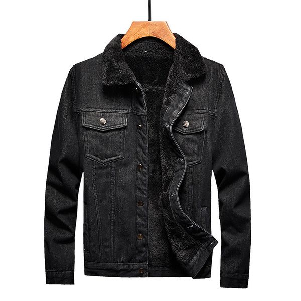 moruancle men's fleece lined jean jackets winter warm denim trucker coats thicken thermal outerwear for man plus size m-5xl, Black;brown
moruancle men's fleece lined jean jackets winter warm denim trucker coats thicken thermal outerwear for man plus size m-5xl, Black;brown