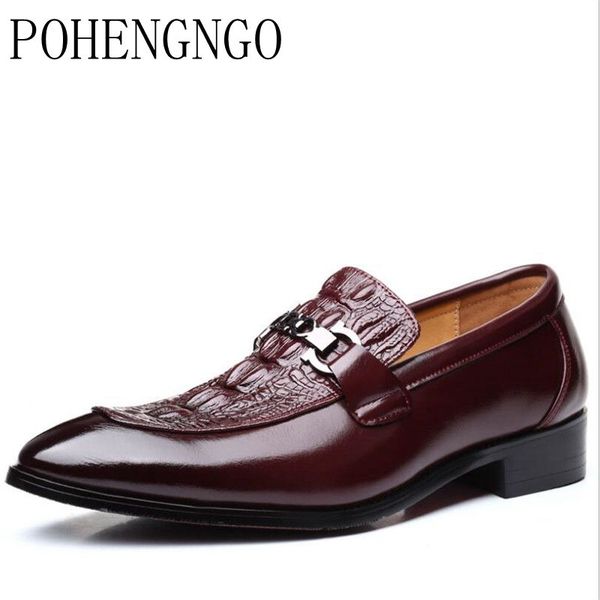 british men formal business brogue shoes luxury men's crocodile dress shoes plus-size 38-48 male casual party wedding loafers, Black
british men formal business brogue shoes luxury men's crocodile dress shoes plus-size 38-48 male casual party wedding loafers, Black