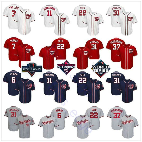 2019 world series champions ws washington 22 juan soto nationals jersey 31 max scherzer 7 trea turner 11 ryan zimmerman 37 stephen strasburg, Black
2019 world series champions ws washington 22 juan soto nationals jersey 31 max scherzer 7 trea turner 11 ryan zimmerman 37 stephen strasburg, Black