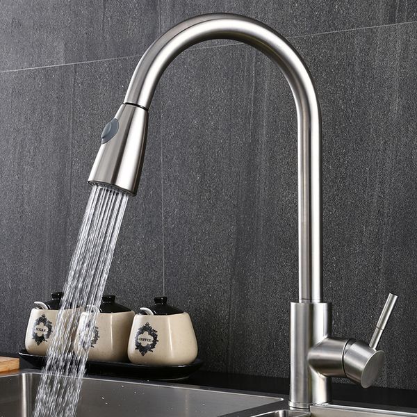 kitchen faucets silver single handle pull out kitchen tap single hole handle swivel 360 degree water mixer tap
kitchen faucets silver single handle pull out kitchen tap single hole handle swivel 360 degree water mixer tap