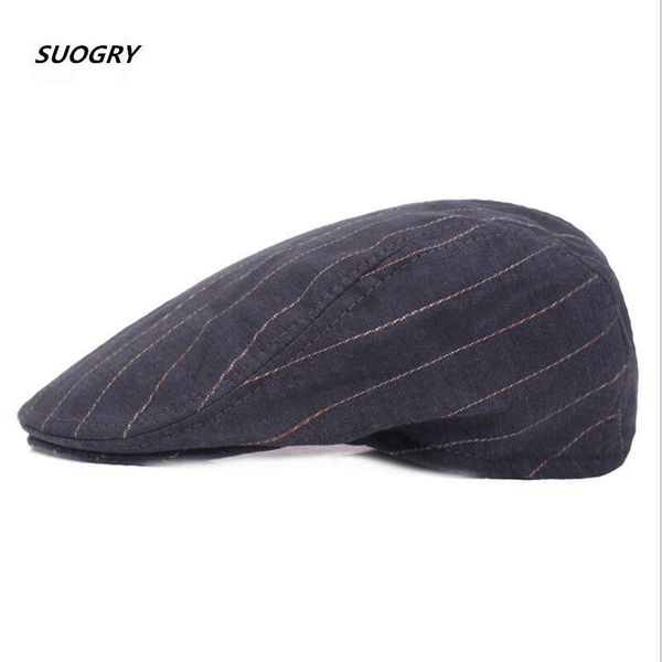 brand suogry fashion striped summer caps for men women casual cotton beret hats outdoors flat sun cap, Blue;gray
brand suogry fashion striped summer caps for men women casual cotton beret hats outdoors flat sun cap, Blue;gray