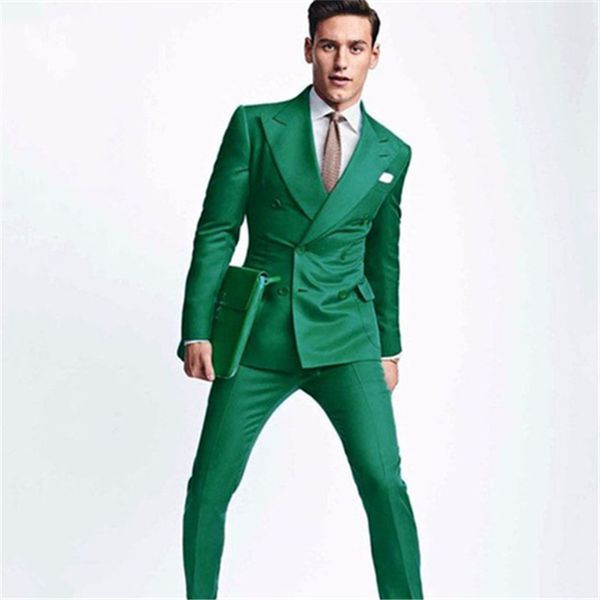 green double breasted tuxedo custom men wedding suit 2 piece slim fit groom prom blazer masculino latest coat pant designs, White;black
green double breasted tuxedo custom men wedding suit 2 piece slim fit groom prom blazer masculino latest coat pant designs, White;black