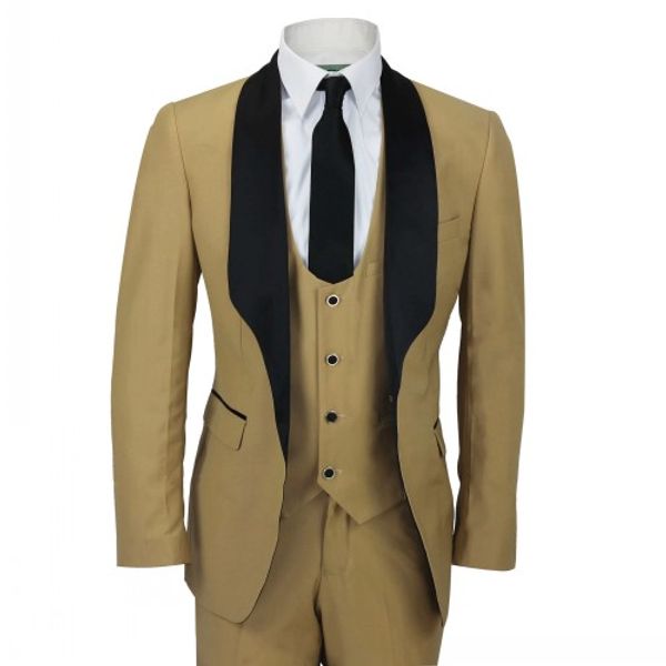 khaki groom tuxedos black shawl lapel men wedding tuxedos popular men business dinner prom blazer 3 piece suit(jacket+pants+tie+vest) 1053, Black;gray
khaki groom tuxedos black shawl lapel men wedding tuxedos popular men business dinner prom blazer 3 piece suit(jacket+pants+tie+vest) 1053, Black;gray