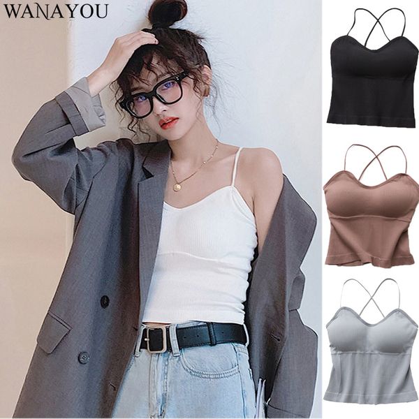 gym clothing wanayou women cross strap sports bras breathable beauty back fitness tank padded shockproof workout running yoga bra, White;black
gym clothing wanayou women cross strap sports bras breathable beauty back fitness tank padded shockproof workout running yoga bra, White;black