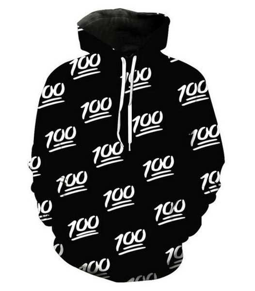 new fashion hip hop sweatshirt men women 3d casual hoodies 100 full score harajuku style loose pullover hoodies usa0173, Black
new fashion hip hop sweatshirt men women 3d casual hoodies 100 full score harajuku style loose pullover hoodies usa0173, Black