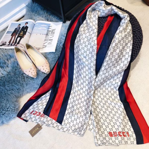 2019 Designer scarfs for Women Spring Brand letters Long Scarves Wrap With Tag Size 180x90cm Shawl
2019 Designer scarfs for Women Spring Brand letters Long Scarves Wrap With Tag Size 180x90cm Shawl