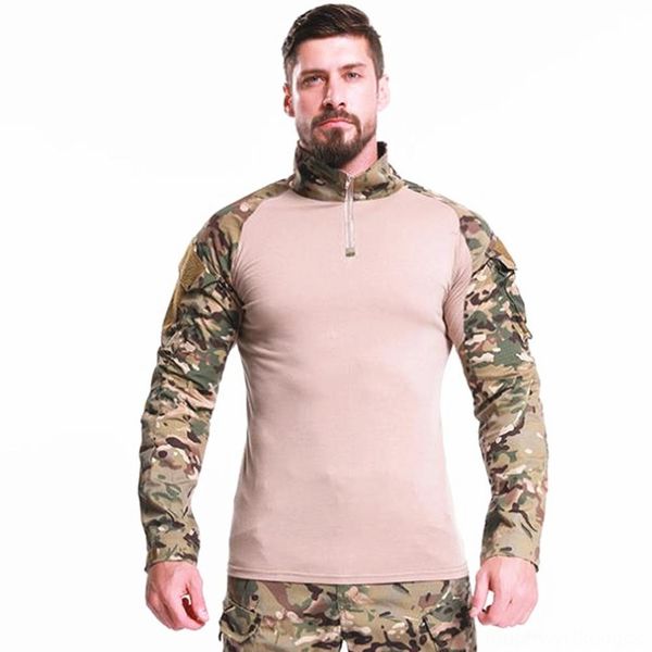 men thicken long sleeve training breathable camouflage army tactical shirts camping hiking outdoor wear athletic & outdoor ap, Gray;blue 
men thicken long sleeve training breathable camouflage army tactical shirts camping hiking outdoor wear athletic & outdoor ap, Gray;blue