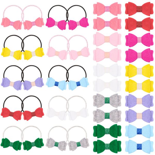 10pair/lot simple styles non-woven bow hairpin new girls elastic hair clips barrette kids hair rope children accessories, Slivery;white
10pair/lot simple styles non-woven bow hairpin new girls elastic hair clips barrette kids hair rope children accessories, Slivery;white