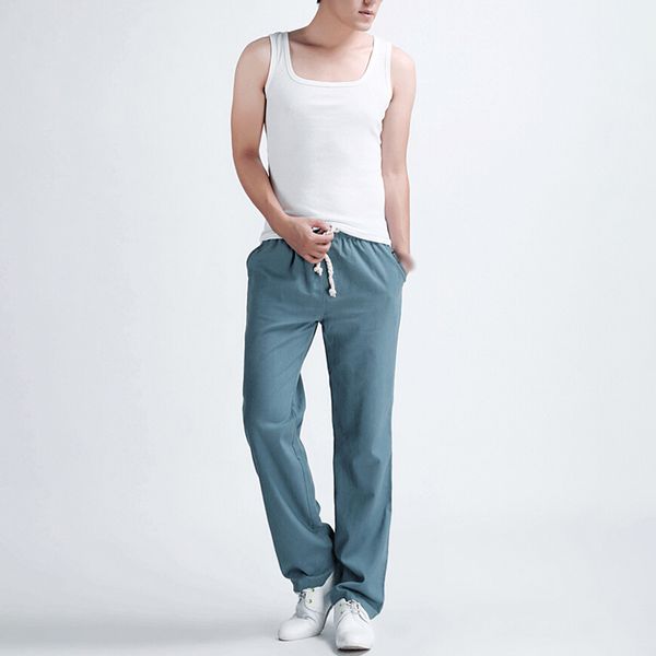men summer casual loose pants solid fitness sweatpants straight trousers ~3xl, Black
men summer casual loose pants solid fitness sweatpants straight trousers ~3xl, Black