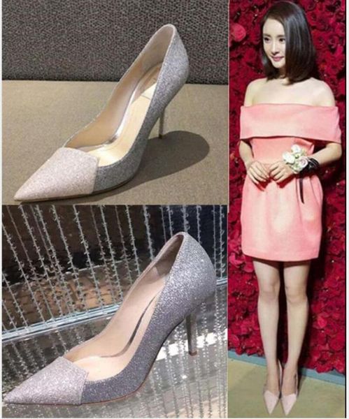 europe and america new high heels women pumps pointed toe stars faves stilettos sequins glitter single shoes black silver gold
europe and america new high heels women pumps pointed toe stars faves stilettos sequins glitter single shoes black silver gold