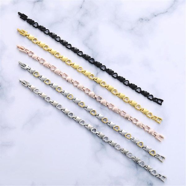 fashion healthy energy bracelet bangle hearted design stainless steel health care magnetic therapy bracelet 5 colors, Golden;silver
fashion healthy energy bracelet bangle hearted design stainless steel health care magnetic therapy bracelet 5 colors, Golden;silver