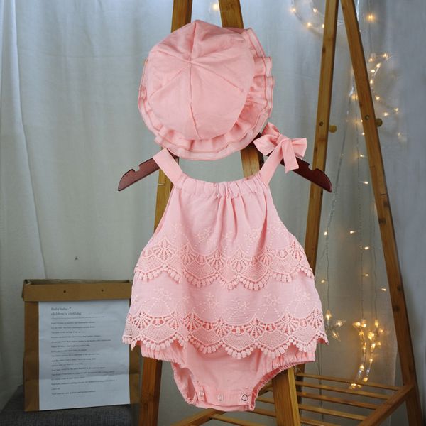 2019 new baby girls clothes summer sunsuit lace solid princess rompers+sun hat brief set infant outfit girls jumpsuit clothes, Blue
2019 new baby girls clothes summer sunsuit lace solid princess rompers+sun hat brief set infant outfit girls jumpsuit clothes, Blue