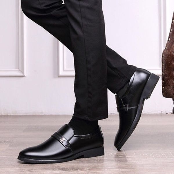 2019 new men's business dress professional men's shoes leisure shoes four seasons foot shoes breathable personality, Black
2019 new men's business dress professional men's shoes leisure shoes four seasons foot shoes breathable personality, Black