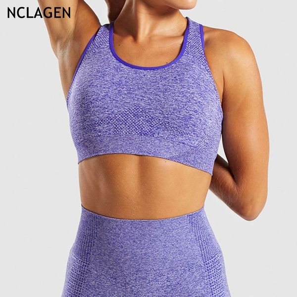 women seamless sports bra high support impact training solid yoga crop push up running underwear workout sportswear nclagen, White;black
women seamless sports bra high support impact training solid yoga crop push up running underwear workout sportswear nclagen, White;black