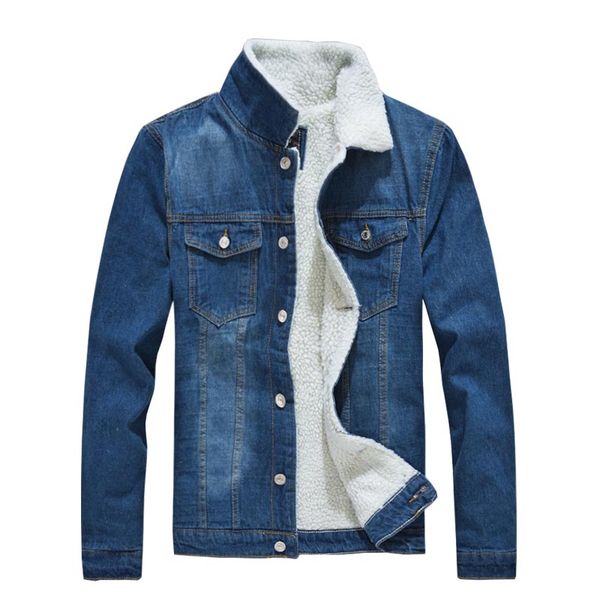 mcikkny men's warm fleece thick denim jackets fashion winter jeans jackets for male outwear coats blue, Black;brown
mcikkny men's warm fleece thick denim jackets fashion winter jeans jackets for male outwear coats blue, Black;brown