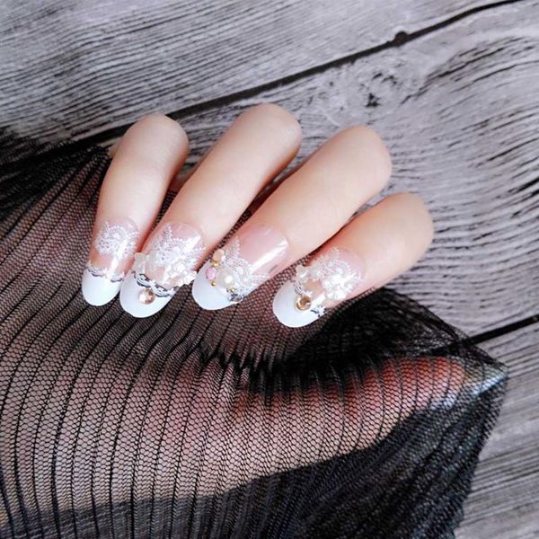24 pcs/set women lady 3d false nails with glue transparent lace designed full wrapped tips wedding bride fake nail @me88, Red;gold
24 pcs/set women lady 3d false nails with glue transparent lace designed full wrapped tips wedding bride fake nail @me88, Red;gold