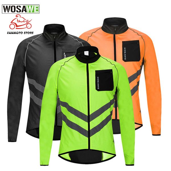 high visibility cycling men's windbreaker waterproof light weight safety cycling motorcycle jacket raincoat mountain bike clothi
high visibility cycling men's windbreaker waterproof light weight safety cycling motorcycle jacket raincoat mountain bike clothi