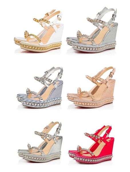summer brand red bottom pyraclou cataclou platfrom espadrilles lady wedges sandals ankle strap high heels studs women gladiator sandal, Black
summer brand red bottom pyraclou cataclou platfrom espadrilles lady wedges sandals ankle strap high heels studs women gladiator sandal, Black
