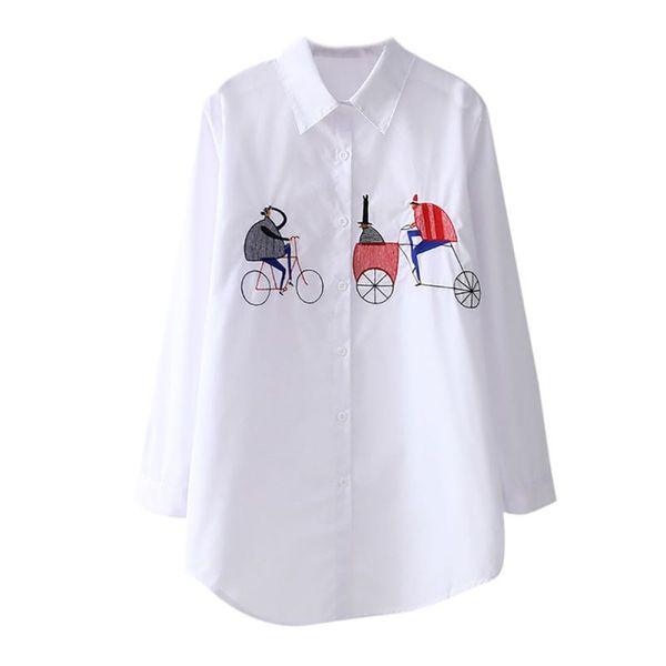 autumn women elegant blouse vintage cartoon cat embroidered shirts loose single breasted long sleeve blouse 2020, White
autumn women elegant blouse vintage cartoon cat embroidered shirts loose single breasted long sleeve blouse 2020, White
