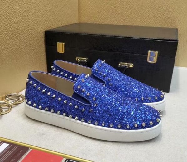 White Glitter Italy Luxury Shoes Red Bottom Sneakers Pik Boats Loafers Shoes Men Red Sole Sneakers Dress Flat Spiked Shoes
White Glitter Italy Luxury Shoes Red Bottom Sneakers Pik Boats Loafers Shoes Men Red Sole Sneakers Dress Flat Spiked Shoes