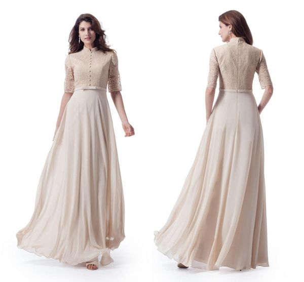 vintage champagne lace chiffon long modest bridesmaid dresses with high neck sheer sleeves formal wedding party dresses for modes dh4265, White;pink
vintage champagne lace chiffon long modest bridesmaid dresses with high neck sheer sleeves formal wedding party dresses for modes dh4265, White;pink