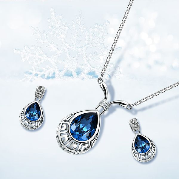 simple fashionable alloy oceanblue pendant earrings jewelry sets for festival gift 12sets 61172406, Silver
simple fashionable alloy oceanblue pendant earrings jewelry sets for festival gift 12sets 61172406, Silver