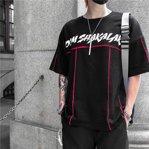 2020 new summer cartoon short sleeve t-shirt hip hop streetwear t shirt male t-shirt men tee, White;black
2020 new summer cartoon short sleeve t-shirt hip hop streetwear t shirt male t-shirt men tee, White;black