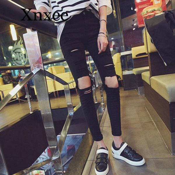 long pants hole black summer hole ripped jeans women jeggings cool denim high waist skinny jeans pants pencil trousers black, Blue
long pants hole black summer hole ripped jeans women jeggings cool denim high waist skinny jeans pants pencil trousers black, Blue