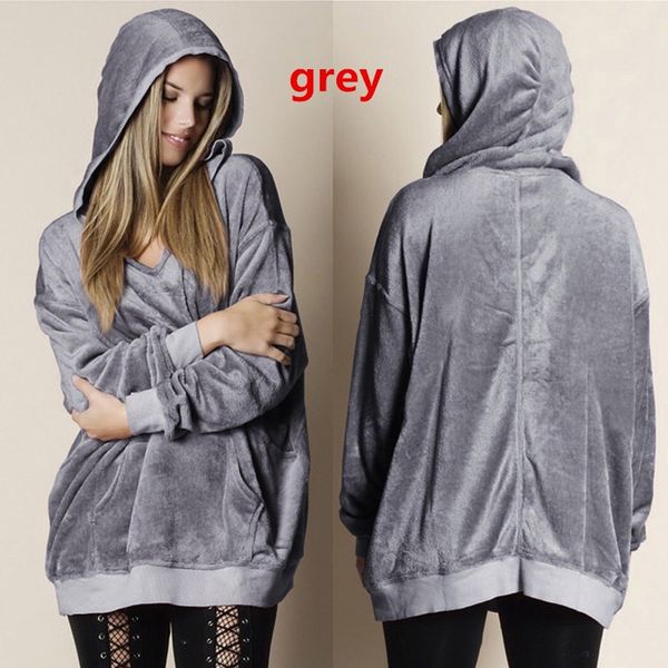 2019 autumn hooded sweatshirt women oversized long sleeve pockets female streetwear winter plush warm hoodies sweatshirts, Black
2019 autumn hooded sweatshirt women oversized long sleeve pockets female streetwear winter plush warm hoodies sweatshirts, Black