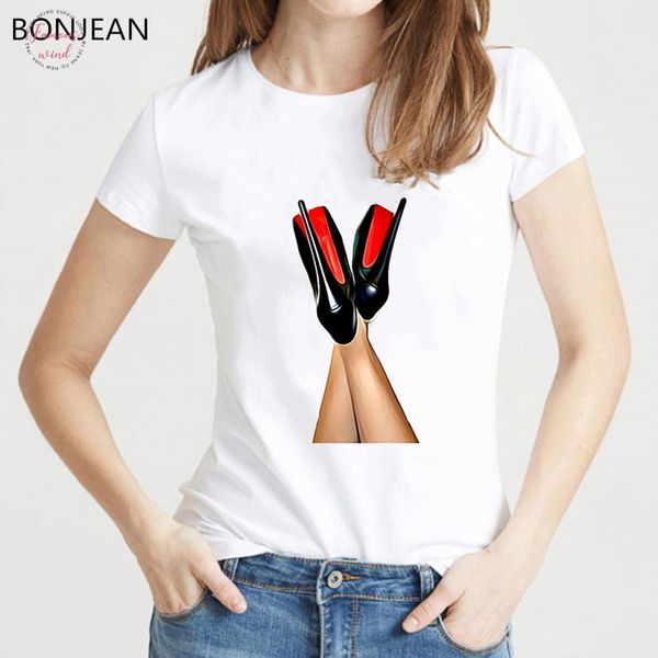 vogue black high heels shoes t shirt femme funny t shirts women harajuku shirt hipster streetwear t shirt drop shipping, White
vogue black high heels shoes t shirt femme funny t shirts women harajuku shirt hipster streetwear t shirt drop shipping, White