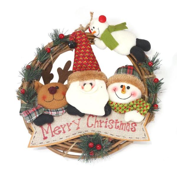 christmas natural rattan wreath christmas decoration for home diy garland pendent xmas party decoration
christmas natural rattan wreath christmas decoration for home diy garland pendent xmas party decoration