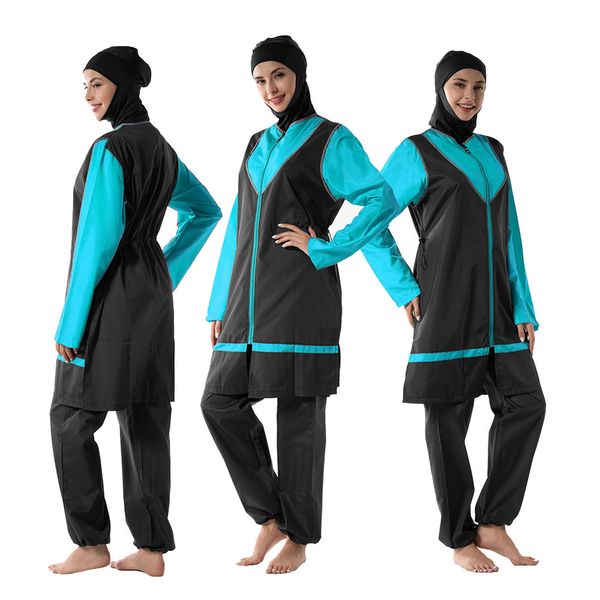 loose style muslim women swimsuit conservative full coverage islamic swimsuit hooded 3 pieces muslim swimming suit beachwear
loose style muslim women swimsuit conservative full coverage islamic swimsuit hooded 3 pieces muslim swimming suit beachwear