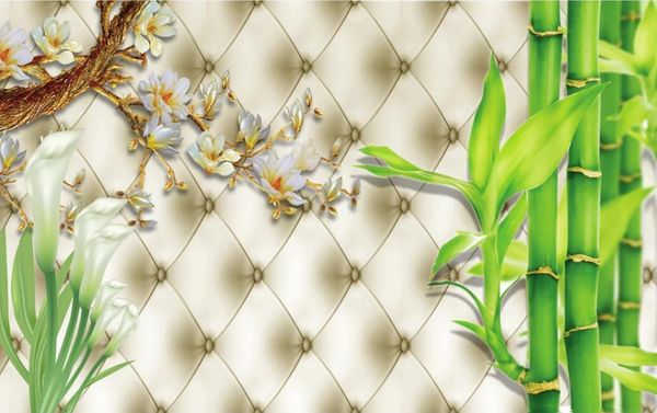 custom any size 3d murals wallpaper for living room relief magnolia bamboo wallpapers background wall
custom any size 3d murals wallpaper for living room relief magnolia bamboo wallpapers background wall