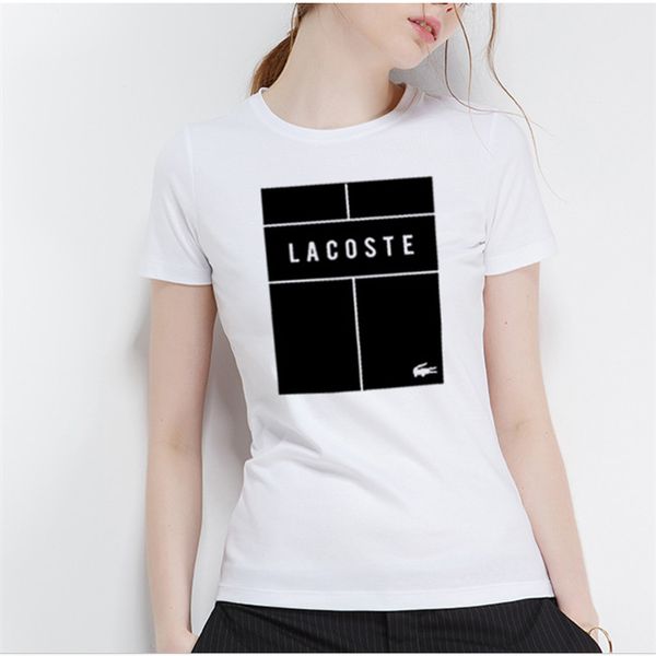 женская crew neck t shirt мода crop топы с коротким рукавом футболка solid женщина печати крокодил рубашка одежда camisetas mujer, White
женская crew neck t shirt мода crop топы с коротким рукавом футболка solid женщина печати крокодил рубашка одежда camisetas mujer, White