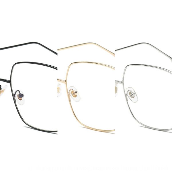 zhou yangqing female harajuku myopia frame men's glasses round face personalized metal square large frame glasses, Silver
zhou yangqing female harajuku myopia frame men's glasses round face personalized metal square large frame glasses, Silver