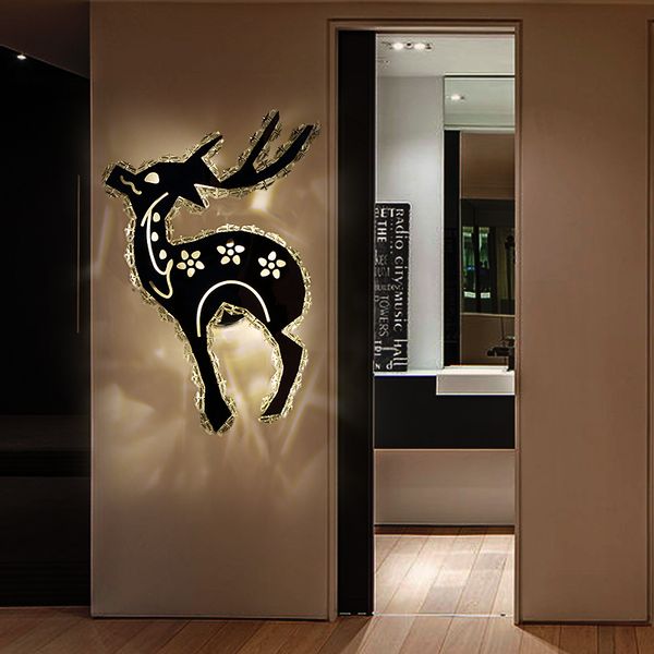 crystal european wrought iron lamp led modern silver deer bedroom living room bed attic staircase k9 crystal wall lamp
crystal european wrought iron lamp led modern silver deer bedroom living room bed attic staircase k9 crystal wall lamp