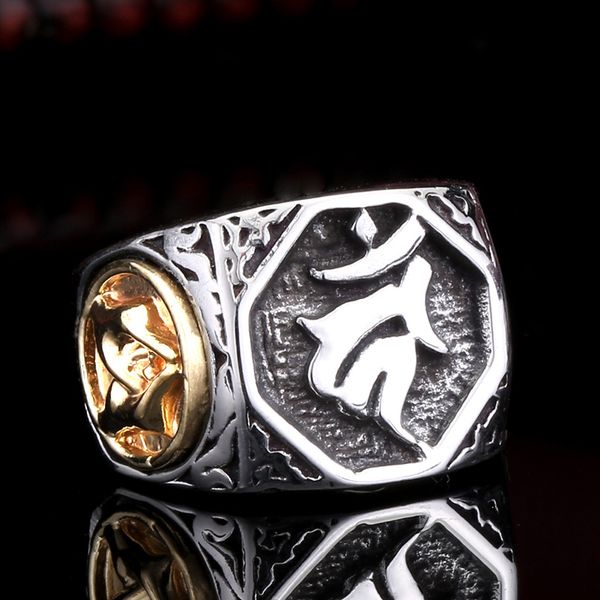 vintage buddha amulet titanium steel skull biker gothic punk 316l stainless ring for men retro male design round bands rings, Golden;silver
vintage buddha amulet titanium steel skull biker gothic punk 316l stainless ring for men retro male design round bands rings, Golden;silver