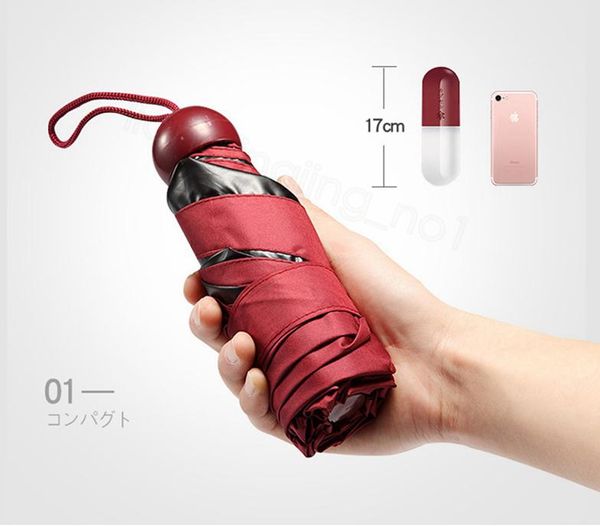 4colors capsule umbrella ultra light mini folding umbrella compact pocket umbrella windproof rain sun umbrellas for woman child fa3216
4colors capsule umbrella ultra light mini folding umbrella compact pocket umbrella windproof rain sun umbrellas for woman child fa3216