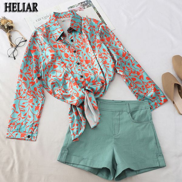 heliar two-piece sets office lady women autumn irregular lapel print long sleeve shirt add high waist wide leg denim shorts, White
heliar two-piece sets office lady women autumn irregular lapel print long sleeve shirt add high waist wide leg denim shorts, White