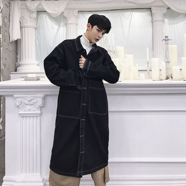 mixcubic 2018 autumn england style long section denim windbreaker men casual loose denim windbreaker men trench,-xxl, Tan;black
mixcubic 2018 autumn england style long section denim windbreaker men casual loose denim windbreaker men trench,-xxl, Tan;black