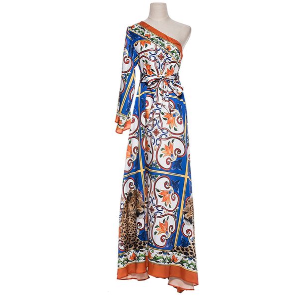 womens clothing designer dress vintage irregular dress print autumn fashion one shoulder belt porcelain animal xxl printed loose long, Black;gray
womens clothing designer dress vintage irregular dress print autumn fashion one shoulder belt porcelain animal xxl printed loose long, Black;gray