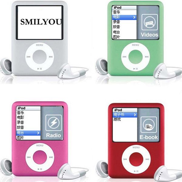 smilyou 8gb mini player 1.8 inch lcd screen mp3 mp4 music player metal housing mp4 player support e-book reading fm radio
smilyou 8gb mini player 1.8 inch lcd screen mp3 mp4 music player metal housing mp4 player support e-book reading fm radio