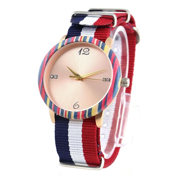 dropshipping 2020 classic gift rose gold dial alloy case women colorful rainbow wood bezel watches with nylon strap, Slivery;brown
dropshipping 2020 classic gift rose gold dial alloy case women colorful rainbow wood bezel watches with nylon strap, Slivery;brown