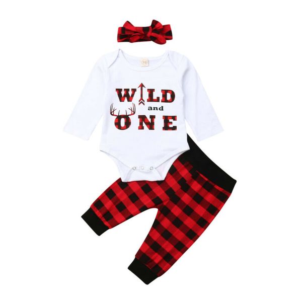 3pcs newborn baby boy girl christmas clothes check romper pants+headband outfits /by, Pink;blue
3pcs newborn baby boy girl christmas clothes check romper pants+headband outfits /by, Pink;blue