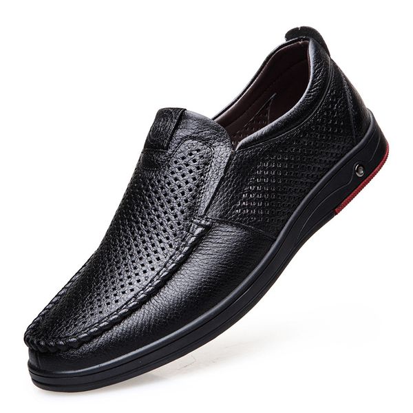 2020 newly men's summer loafers shoes genuine leather soft man casual slip-on cutout shoes cowhide summer loafers jkm89, Black
2020 newly men's summer loafers shoes genuine leather soft man casual slip-on cutout shoes cowhide summer loafers jkm89, Black